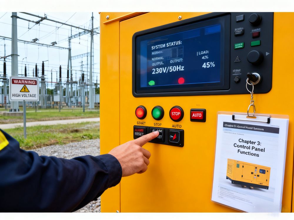 What is a generator control panel?